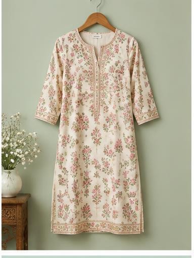 Printed Cotton Kurta