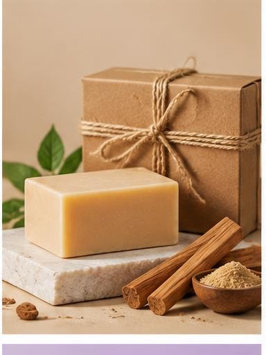 Sandalwood Soap Set